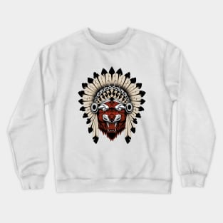 tiger from india Crewneck Sweatshirt